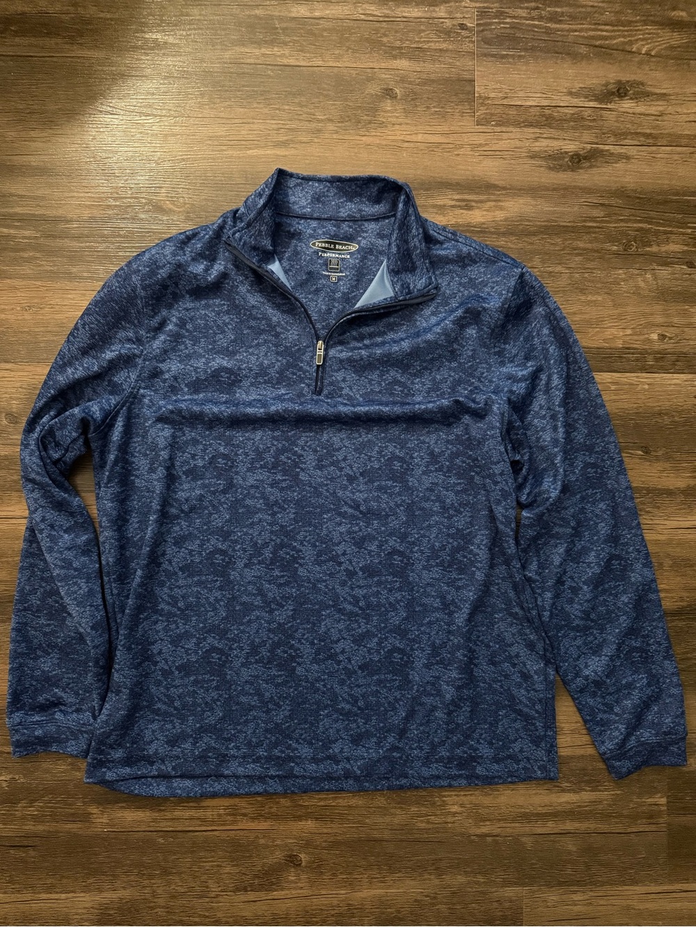 Pebble beach blue pullover
